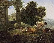 Willem Romeijn Italianate Landscape oil painting picture wholesale